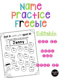 Name Activities For Prek, Name Preschool Activities Free Printable, Learn Your Name Preschool, Abeka Pre K 4, Editable Name Practice Free Printable, Free Name Puzzles, Learning To Write Name Preschool, Name Writing Practice Preschool, Name Practice Preschool