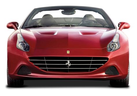 Car Top View, Car Front View, Ferrari California T, Car Png, Red Sports Car, Car Backgrounds, Ferrari California, Bugatti Cars, Nissan Cars