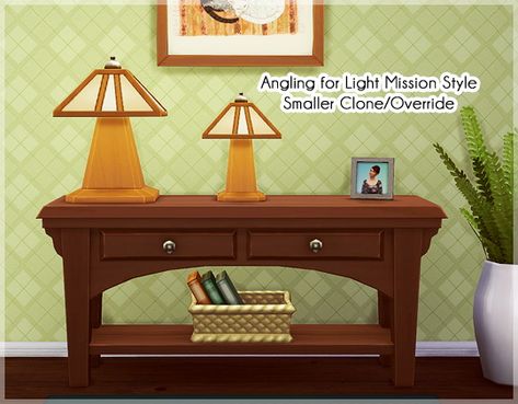 Allisas Simming Adventures: Angling for Light Mission Style • Sims 4 Downloads Mission Furniture, Mission Style, Sims 4 Cc Finds, Sims 4, Furniture, Home Decor