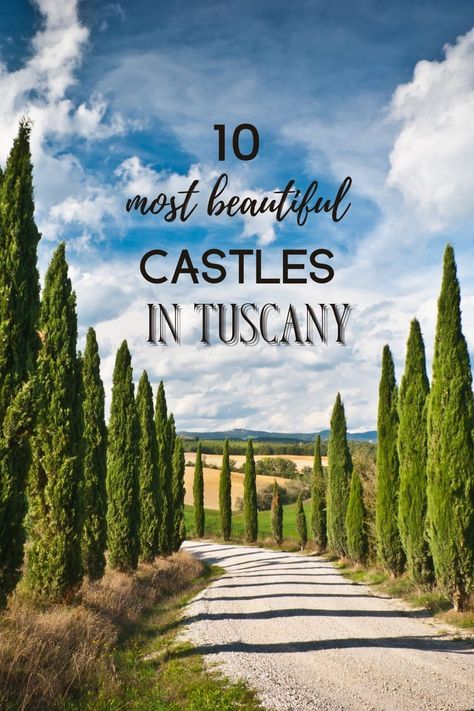 Here are the most beautiful castles in Tuscany. A selection of the best Toscan castles. Castelli Toscana. Italian destination guide and italy travel tips by the best of Italy website, Italy best. Best Things To Do In Tuscany, Vineyards In Tuscany Italy, Tuscany Italy Aesthetic, Tuscany Aesthetic, Tuscany Wineries, Tuscany Map, Italian Castle, Tuscany Landscape, Toscana Italy