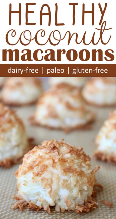 Paleo Coconut Macaroons, Dessert Coconut, Delicious Holiday Desserts, Coconut Macaroon, Coconut Macaroons Recipe, Snack Healthy, Paleo Cookies, Macaroon Recipes, Dessert Party