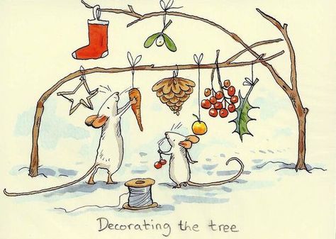 Anita Jeram, 동화 삽화, Christmas Card Art, Christmas Drawing, Noel Christmas, Christmas Illustration, Christmas Images, Christmas Watercolor, Watercolor Cards