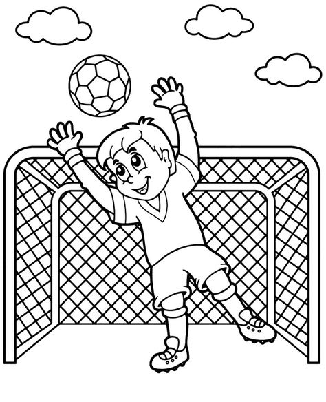 Discover our top 45+ football/soccer coloring pages for kids⚽ Available for free!  #football #soccer #coloring #coloringpages #colouring #colouringpages Soccer Coloring Pages, Soccer Net, Football Coloring Pages, Sports Coloring Pages, Flower Colors, Coloring Page Ideas, Coloring Pages For Boys, Easy Coloring Pages, Color Magic