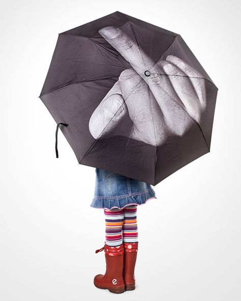 F*** You Rain Umbrella Cool Umbrellas, Sweet Station, Umbrella Man, Windproof Umbrella, Best Umbrella, Umbrella Designs, Rain Umbrella, Under My Umbrella, Umbrellas Parasols