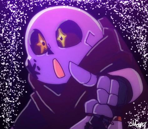 Underverse | Ink Ink Sans, Purple