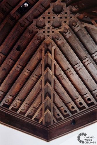 Wood Beams On Ceiling, Modern Ceiling Design, Wooden Ceiling Design, Ceiling Details, Roof Shapes, Wooden Ceiling, Ceiling Detail, Ceiling Design Modern, Wood Ceiling