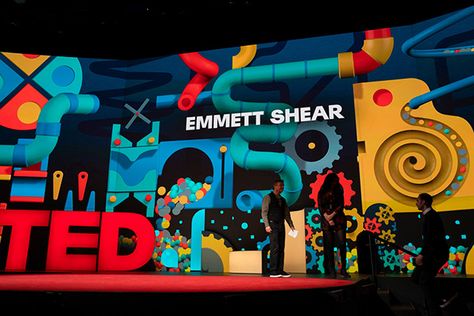 TED 2019: Bigger Than Us - Visuals & Stage Design on Behance Kids Stage Design, Stage Concept, Kids Lab, Kcon 2022, Kids Stage, Mood Design, Creative Clips Clipart, Tv Set Design, Game Zone