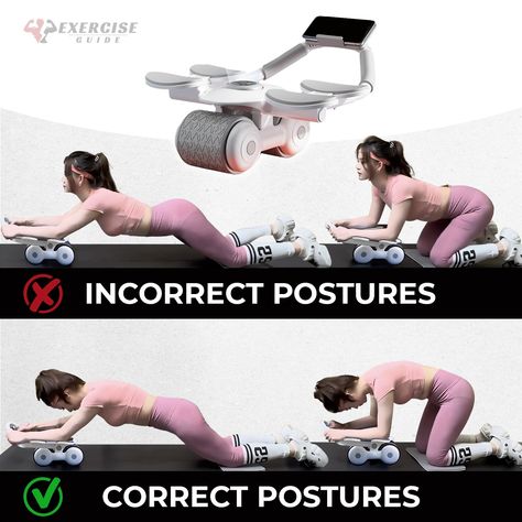 Thought to be simple, but many people still make this mistake when exercising with the ab roller. ❓ Check out the instructional images below to achieve the best results for your abs and core! 👌 #workoutform #AbsRoller #fitnesstips Gym Items, Ab Roller, Be Simple, Workout Guide, Many People, Fitness Tips, Gym, Good Things, Quick Saves