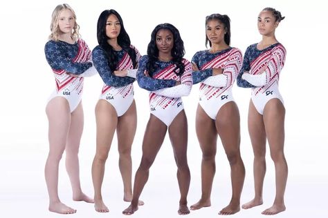 Usa Gymnastics Olympics 2024, Gymnastics Olympics 2024, Usa Gymnastics Olympics, Paris Olympics 2024 Gymnastics, Usa Gymnastics Leotards, Olympic Gymnastics Leotards, Usa Gymnastics Team, Gymnastics Photoshoot, Olympic Uniform