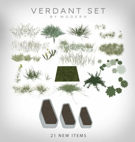 You can find the entire set in the link of the post. Author: Modern Learn more at: patreon.com #modern #gaming #sims #furniture #sims4cc #sims4 Sims 4 Cc Build Mode Outside, Nature Cc Sims 4, Sims 4 Plants Patreon, Sims 4 Bushes Cc, Sims 4 Terrain Cc, Sims Plants Cc, Sims 4 Cc Landscaping, Sims 4 Cc Outdoor Plants, Sims 4 Outside Cc