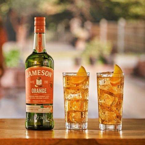 Jameson Orange and Cream Soda Recipe | Jameson Irish Whiskey Orange Jameson Cocktails, Jameson Orange Recipes, Jameson Orange Whiskey Drinks, Jameson Orange Cocktails, Jameson Orange, Whiskey Orange Juice, Peach Schnapps Drinks, Jameson Drinks, Cream Soda Recipe