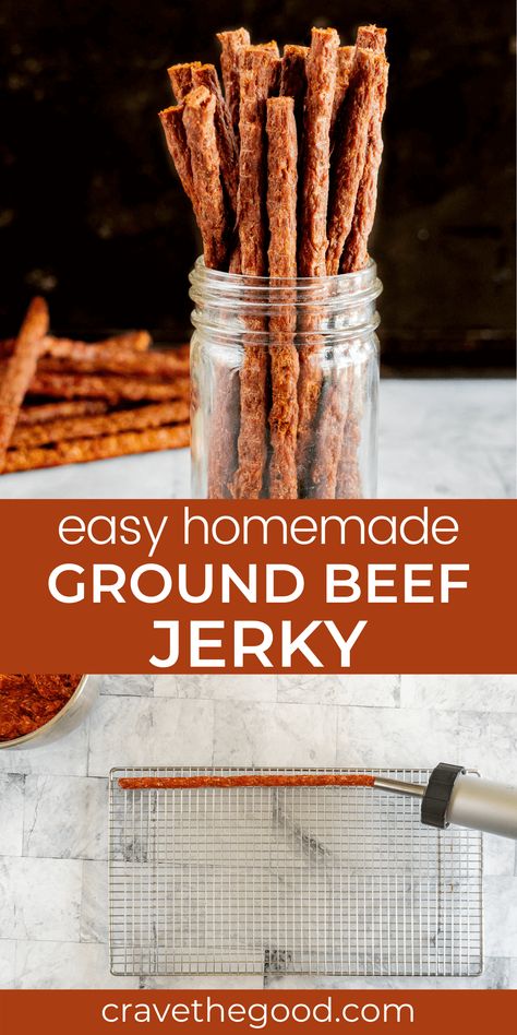 Diy Beef Jerky, Beef Snack Stick Recipe, Beef Jerky Seasoning, Jerky Seasoning Recipe, Beef Sticks Recipe, Ground Beef Jerky, Ground Beef Jerky Recipe, Beef Jerky Recipe Dehydrator, Jerky Recipes Dehydrator