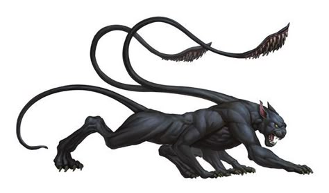 Displacer Beast, Monster Manual, D D Monsters, Magical Creature, Dnd Monsters, Fantasy Beasts, Fantasy Monster, Fantasy Creatures Art, Mythical Creatures Art