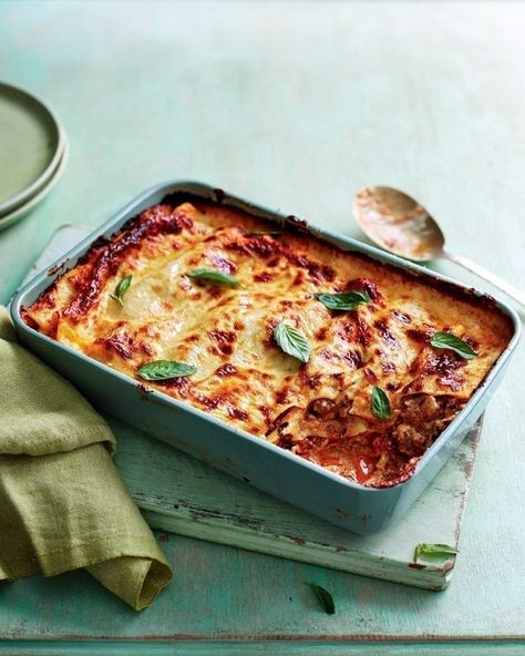 Classic lasagne recipe | delicious. magazine Sausage Lasagna, Lasagne Recipes, Rigatoni Pasta, Chicken Lasagna, Delicious Magazine, Comfort Dishes, Mary Berry, Vegetable Puree, White Sauce