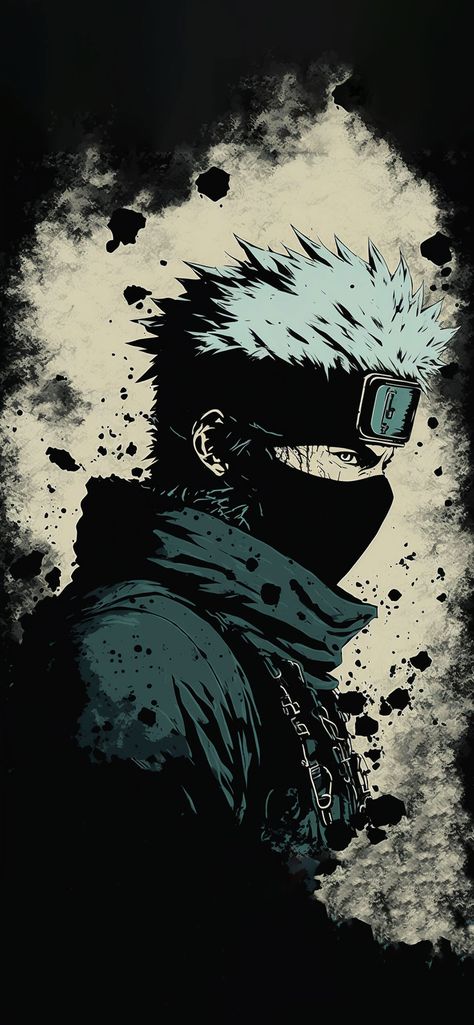 Dark Kakashi, Kakashi Aesthetic, Kakashi Wallpaper, Powerful Man, Wallpapers Ideas, Manga Wallpaper, Anime Backgrounds, Shoulder Tattoos For Women, Naruto Manga