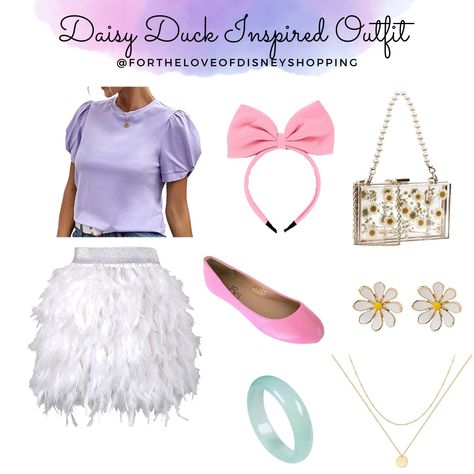 Minnie And Daisy Disneybound, Adult Daisy Duck Costume, Diy Daisy Duck Costume For Women, Disney Bounding Daisy Duck, Daisy And Donald Disneybound, Disney Bound Daisy Duck, Daisy Duck Bounding, Daisy Duck Inspired Outfit, Daisy Duck Costume For Women