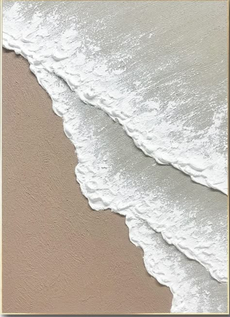 Gesso Art, Beach Texture, Textured Plaster, Interior Paintings, Painting Ocean, Lippan Art, Diy Canvas Wall Art, Textured Canvas Art, Canvas Picture