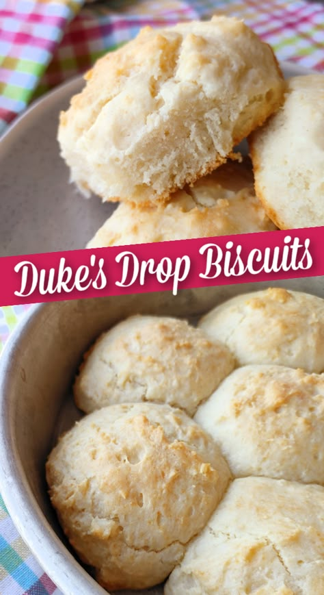 Bisquick Drop Biscuits, Homemade Drop Biscuits, Buttermilk Drop Biscuits, Easy Drop Biscuits, Drop Biscuits Recipe, South Your Mouth, Milk Biscuits, Homemade Biscuits Recipe, Easy Biscuit Recipe