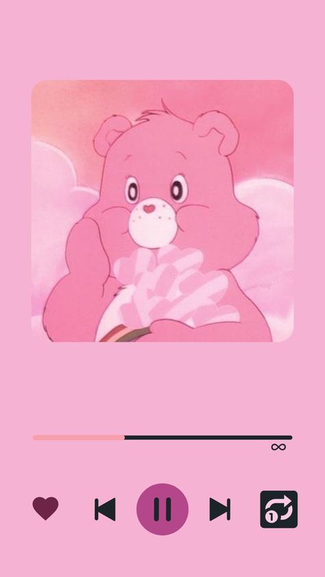 Aesthetic Wallpaper Care Bears, Pink Teddy Bear Aesthetic Wallpaper, Care Bear Wallpaper Iphone, Pink Care Bear Wallpaper, Pink Care Bear Aesthetic, Care Bears Aesthetic Wallpaper Iphone, Care Bears Pfp, Care Bears Wallpaper Iphone, Care Bear Pfp