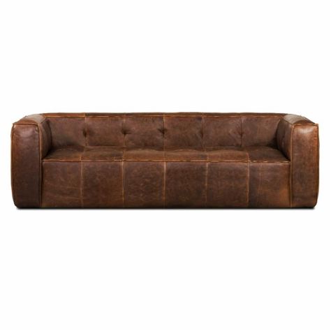 Poly & Bark Capa Sofa | Hayneedle Poly And Bark, Poly & Bark, Square Arm Sofa, Tufted Sofa, Leather Couch, Living Room Furniture Sofas, Sofa Sale, Furniture Outlet Stores, Upholstered Sofa