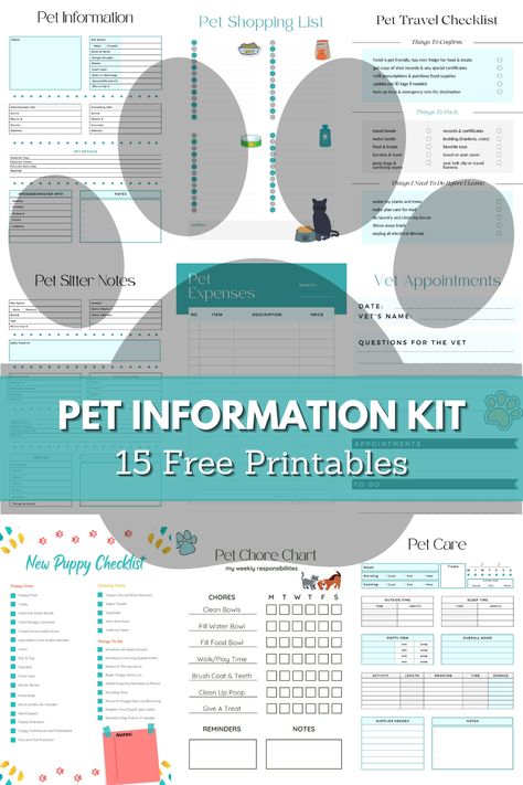 Daily Pet Care Checklist, Pet Certificate Free Printable, Pet Templates Free Printable, Dog Information Sheet, Cat Sitter Instructions Free Printables, Pet Binder Printables Free, Pet Planner Printables Free, Pet Health Record Printable Free, Puppy Printables Free