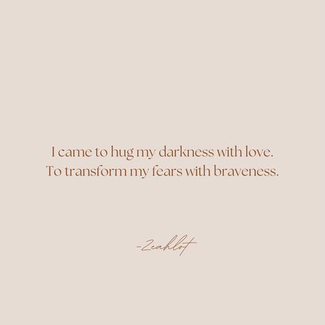 Agree or disagree? “I came to hug my darkness with love. To transform my fears with braveness.” <<>> | Mentorship | Female Mentor | Business Owners | Business Facts | Women CEO | Female Founder | CEO | Coaching | Zeahlot Business Facts, Women Leadership, Women Ceo, Female Founders, Women In Leadership, Women Leaders, Stay Inspired, Achieve Success, Hug Me