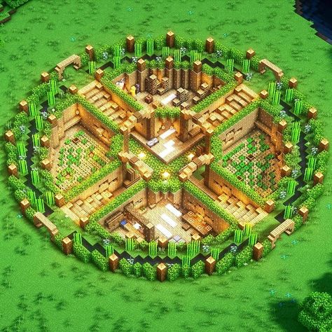 Minecraft builds and designs on Instagram: “A garden survival base. . Follow @minecraftbuildinggod  . By @juliousminecraft” Minecraft Botanical Garden, Survival Base Minecraft, Minecraft Farmland, Minecraft Base Ideas Survival, Minecraft Survival Base, Garden Minecraft, Modern Minecraft, Modern Minecraft Houses, Devil Aesthetic