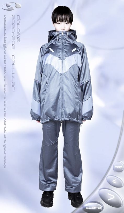 Angelic Cybercore Outfit, Cybercore Jacket, Cybercore Dress, Frutiger Aero Clothes, Frutiger Aero Outfits, Neo Y2k, Cybercore Fashion, Punk Guy, Earth Clothes