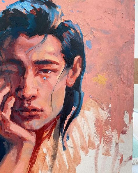 Hime 姫 (@himepaints) • Instagram photos and videos Jimena Reno Art, Jimena Reno Painting, Jimena Agra, Lemon Zhaoxiaoli, Acid Art, Acrylic Painting Techniques, Oil Painting Portrait, Beauty Art, Canvas Art Painting