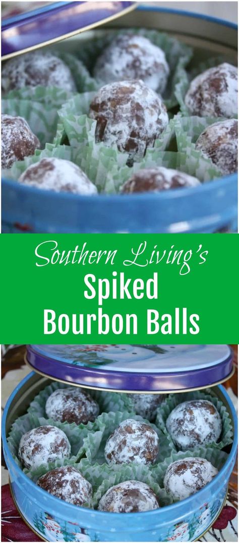 Party Appetizers Christmas, Boozy Truffles, Boozy Balls, Alcohol Snacks, Booze Balls, Bourbon Party, Bourbon Balls Recipe, Boozy Baking, Bourbon Balls