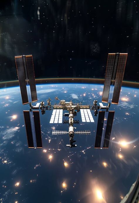 International Space Station over the planet Earth. Elements of this image furnished by NASA royalty free stock image Nasa Mission Control, Engineering Motivation, Nasa Space Station, Nasa Missions, Mission Control, The Planet Earth, Aerospace Engineering, Earth Elements, International Space Station