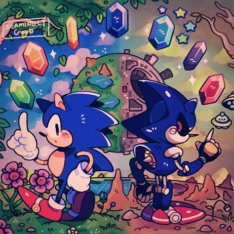 Metal Sonic, Sonic & Knuckles, Sonic Mania, Classic Sonic, Sonic Fan Characters, Blue Hedgehog, Sonic Franchise, Nintendo Art, Sonic Adventure