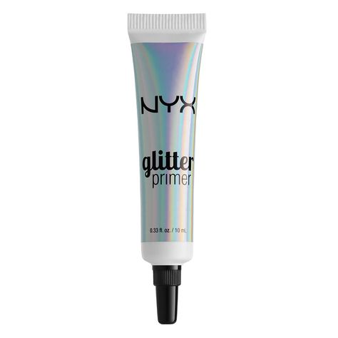 Nyx Glitter Primer, Nyx Glitter, Makeup Pigments, Makeup Glitter, Nyx Makeup, Cosmetic Glitter, Body Glitter, Halloween Makeup Looks, Glitter Eyeshadow