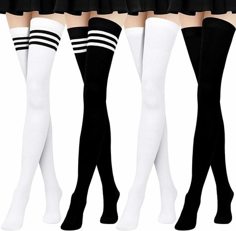 Cute Thigh High Socks, Black Thigh High Socks, Pop Socks, Shifting Closet, Thigh Socks, Thigh High Sock, Thigh High Stocking, Over Knee Socks, Black Thigh High