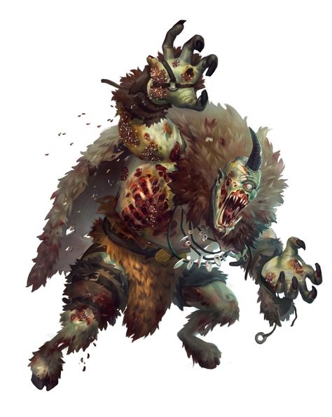 Cyclops Zombie Undead - Pathfinder 2E PFRPG PFSRD DND D&D 3.5 4E 5E 5th ed d20 fantasy Greek Creatures, Dnd Table, Sarah Robinson, Pathfinder 2e, Dungeons And Dragons 5e, Zombie Art, Evil Villains, Horror Monsters, Dnd Monsters