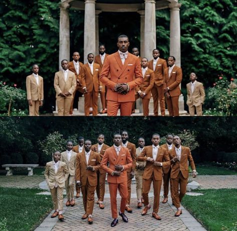 Brown Wedding Decor, I Am My Brothers Keeper, Glam Bridesmaid Dresses, Groomsmen Wedding Attire, Chocolate Brown Wedding, My Brothers Keeper, Brothers Keeper, Wedding Groomsmen Attire, Rusting Wedding