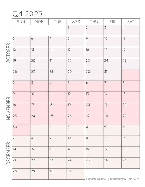 2025 3-Month Quarterly Calendar Printables – FREE 2025 Calendar, Time Management Printable, Productivity Printables, Quarterly Calendar, Meal Planning Calendar, Family Gift Guide, Family Disney Trip, Calendar Time, Personal Budget