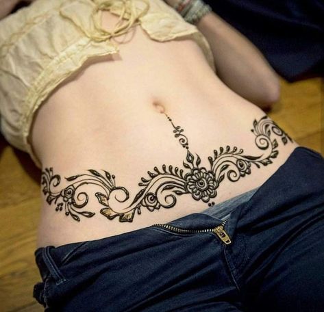 Cute Belly Tattoos, Belly Tattoo Ideas, Belly Tattoos For Women, Lower Stomach Tattoos For Women, Belly Button Tattoos, Lower Belly Tattoos, Belly Button Tattoo, Small Belly, Lower Stomach Tattoos