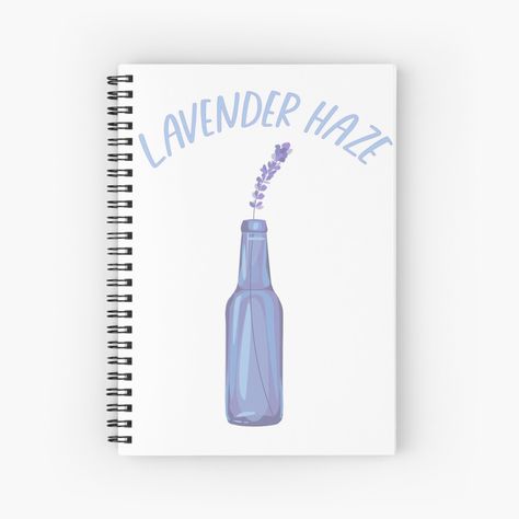 Taylor Swift School Supplies, Taylor Swift School, Middle School Supplies, Taylor Swift Midnights, Lavender Haze, Notebook Design, A Journal, Journal Notebook, Spiral Notebook