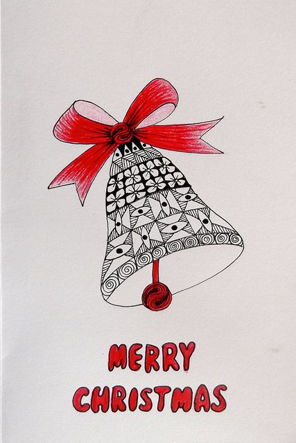 Christmas Card 2013 | Flickr - Photo Sharing! Christmas Zentangle, Zentangle Christmas, Christmas Cards Drawing, Christmas Card Ideas, Zen Tangle, Christmas Doodles, Christmas Fonts, Christmas Card Crafts, Card Drawing