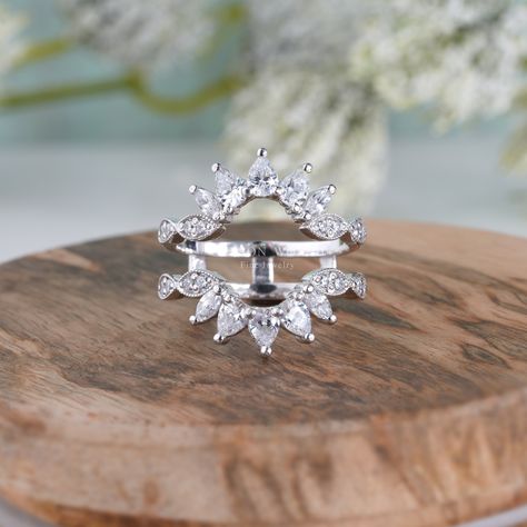 Princess cut wedding set