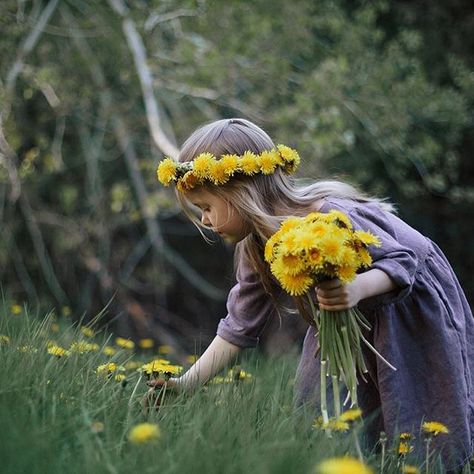 oh you guys finally it's here Iv got that full feeling of spring yesterday evening when suddenly cold change to heat we have been waiting for first flower crowns ,sunset ,bare feet the change is here and it instantly healed me in many ways  @simplygreylife dress Happy Birthday Cake Images, Dandelion Clock, Flower Girl Crown, Dandelion Flower, Wild Food, Beltane, Children's Book Illustration, Delicate Flower, Flower Crown