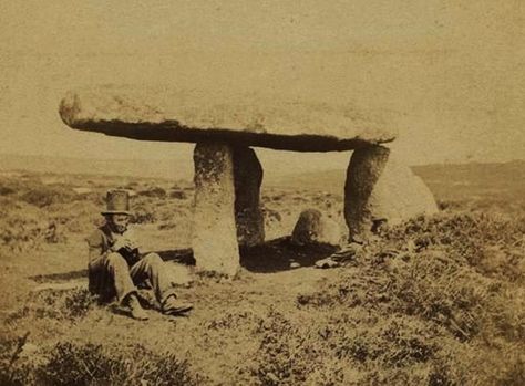 LANYON QUOIT | Cornwall: 'In 1769 William Borlase described the megalithic site for the first time in a publication, illustrated with etchings in which the Lanyon Quoit's design and floor plan has a different look from today. Lanyon Quoit collapsed in a storm in 1815 and was re-erected in 1824.' ✫ღ⊰n Photograph Album, Photo Mug, Photo Puzzle, Image Frame, A Storm, Photo Mugs, Photographic Prints, Photo Printing, Monument