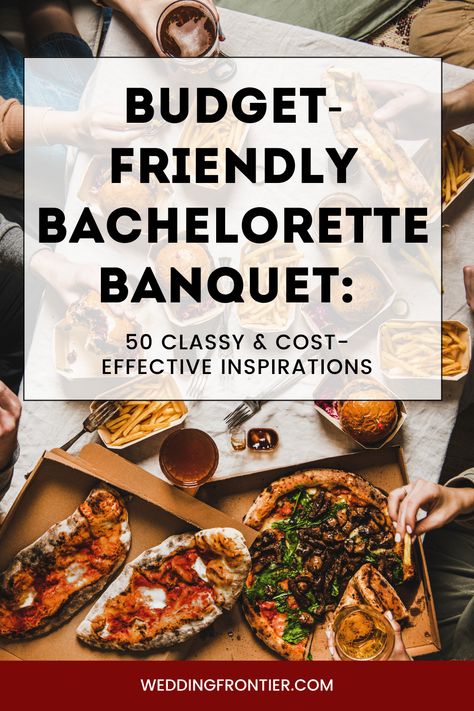 Make your bachelorette party memorable with gourmet food options that won't empty your wallet. Explore 50 ideas ranging from appetizers to desserts, curated for the modern bride. #GourmetOnABudget #BacheloretteEats #ChicandCheap Dinner Ideas For Bachelorette Party, Bachelorette Dinner Ideas Food, Meals For Bachelorette Party, Dinner Bachelorette Party, Bachelorette Party Meal Ideas, Bachelorette Food Ideas Dinners, Bachlorette Ideas Food, Bachelorette Menu Ideas, Bachelorette Party Dessert Ideas