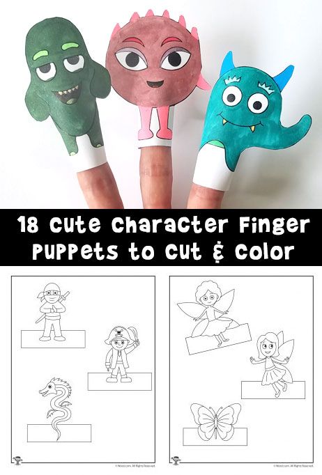 A set of 18 finger puppets that are ready to cut, color, and put on a play! Finger Puppet Template, Finger Puppets Printable, Felt Finger Puppet Patterns Templates Free, Finger Puppet Stage, Cricut Finger Puppets, Snake Crafts, Finger Puppet Patterns, Felt Puppets, Puppets For Kids