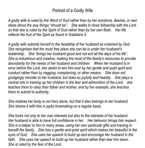 Godly wife Bible Verse About Being A Good Wife, Godly Wife Quotes, Biblical Wife Verses, God Husband Wife Triangle, How To Be A Godly Wife, Godly Husband Qualities, Wife Scriptures Marriage, Preparing To Be A Godly Wife, Godly Wife Characteristics