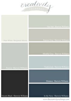 Repose Gray from Sherwin Williams: Color Spotlight Sherwin Williams Grey, Bathroom Paint Colors Sherwin Williams, Repose Grey, Paint Colors Sherwin Williams, Sherwin Williams Paint Gray, Repose Gray Sherwin Williams, Bedroom Paint Colors Master, Interior Paint Colors Schemes, Sherwin Williams Gray