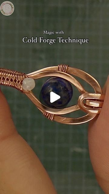 TAMRA jewelries-Prakriti K. on Instagram: "Cold forge technique followed with buffing work miraculously…do you like hammered look or just wire wrap/weave… I love mixing weaving with flattened pieces… 

Hope you all are doing great! Much love❣️

#wirewrap #coldforgedcopper #coldforge #tamrajewelries #prakritisart #wirewraptutorial" Wire Weaving Techniques, Wire Weaving Tutorial, Weaving Tutorial, Wire Weaving, Weaving Techniques, Wire Wrap, Jewelry Ideas, Wire Jewelry, Wire Wrapping