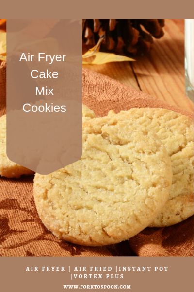 Air Fryer Cake Mix Cookies, French Vanilla Cake Mix Ideas, Air Fryer Cake Mix Recipes, Homemade Oatmeal Raisin Cookies, Cool Whip Cookies, French Vanilla Cake, Fried Dessert, Homemade Oatmeal, Carrot Cake Cookies