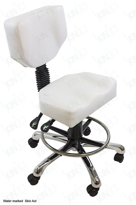 Supreme Edition Esthetician Medical Drafting Stool with Back Cushion Tattoo Hydraulic Chair in Black and White Colors (White) * You can find more details by visiting the image link. (Note:Amazon affiliate link) #SkinCarefor legs Esthetician Chair, Drafting Stool, Stool With Back, Herbal Skin Care, Spa Room, Stools With Backs, Chair White, Patterned Backpack, White Skin